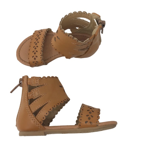 Cat & Jack Tan Gladiator Sandals Sz 5 Infant - Picture 4 of 9
